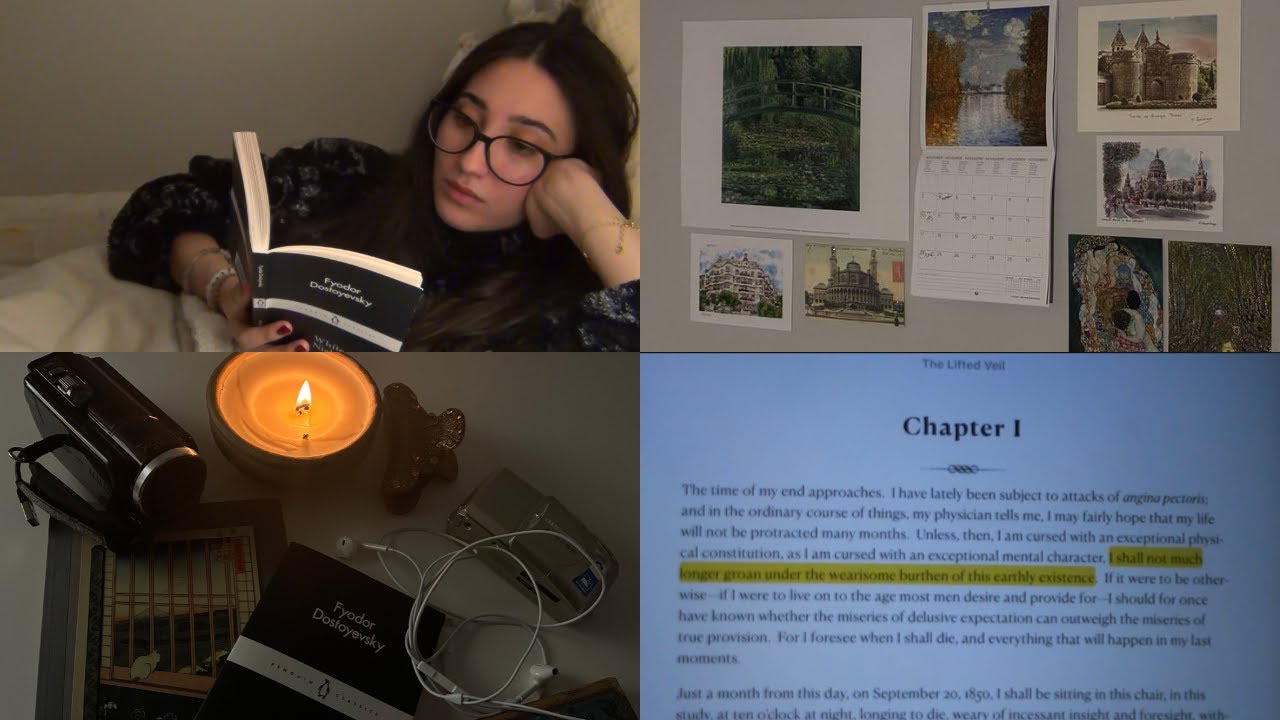 cosy autumn nights | reading, crocheting and watching comfort shows!