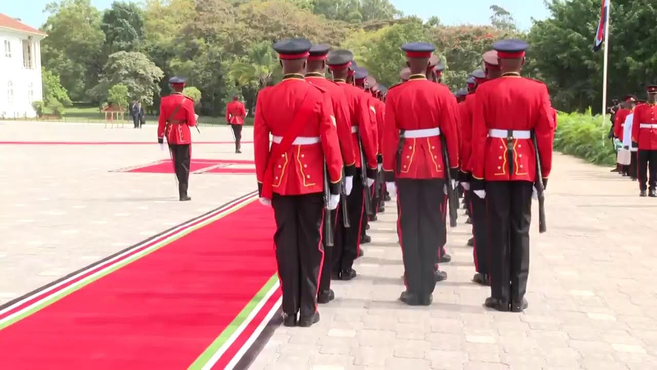 State Visit by President of Indonesia, H.E. Joko Widodo, State House, Nairobi.