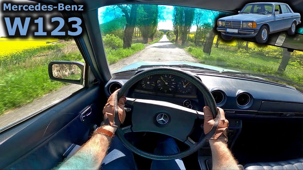 1982 Mercedes W123 230 E – Pure Analog Pleasure! POV Drive