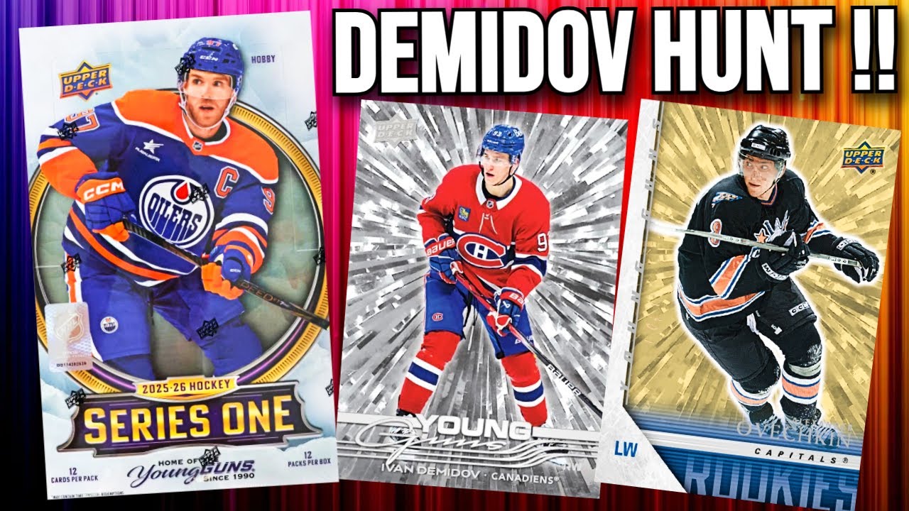 WE PULLED IT !! 2025-26 Upper Deck Series 1 Hockey Hobby Box Opening !!
