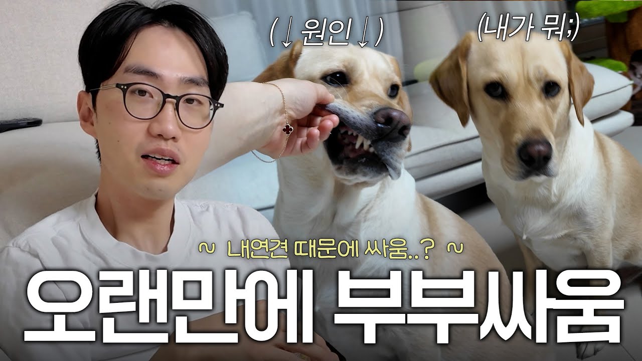 오랜만에 부부싸움 했읍니다.