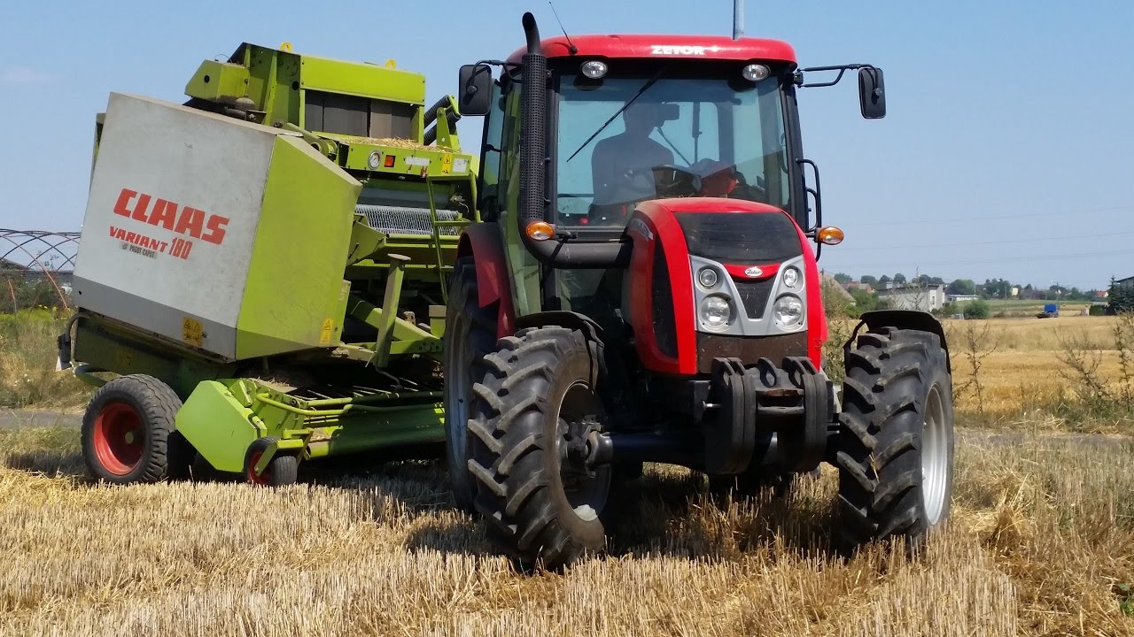 Żniwa 2015 ☆Zetor Proxima 90☆Claas VARIANT 180☆HD1080p☆