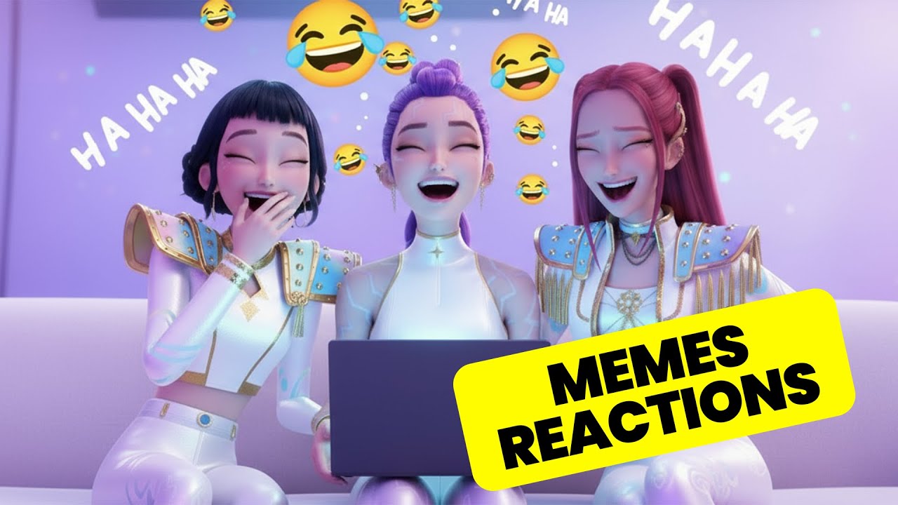 Best Funny Reaction 🤣🤣🤣  Rumi Zoey and Mira | HUNTRIX | KPOP Demon Hunters Reaction | HUNTR/X