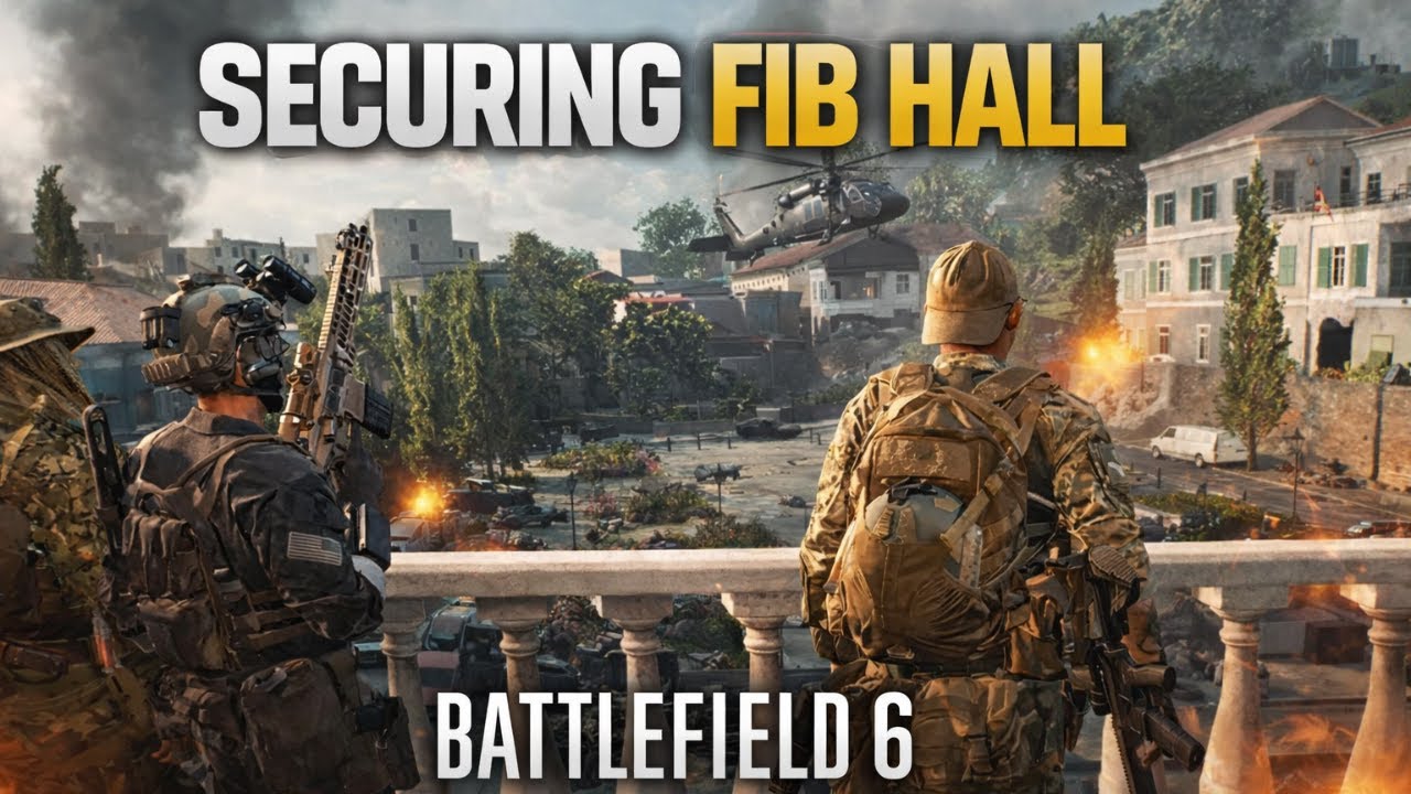 Final Push to Secure FIB Hall | Battlefield 6 Cinematic Mission🔥