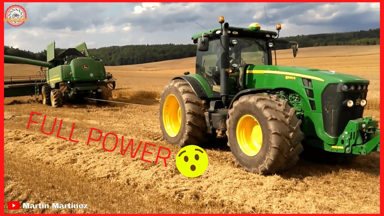 Tractors and Combines Stuck in Mud | Engine Sound | Full Power| Heavy Harvest | Farm Tech HD