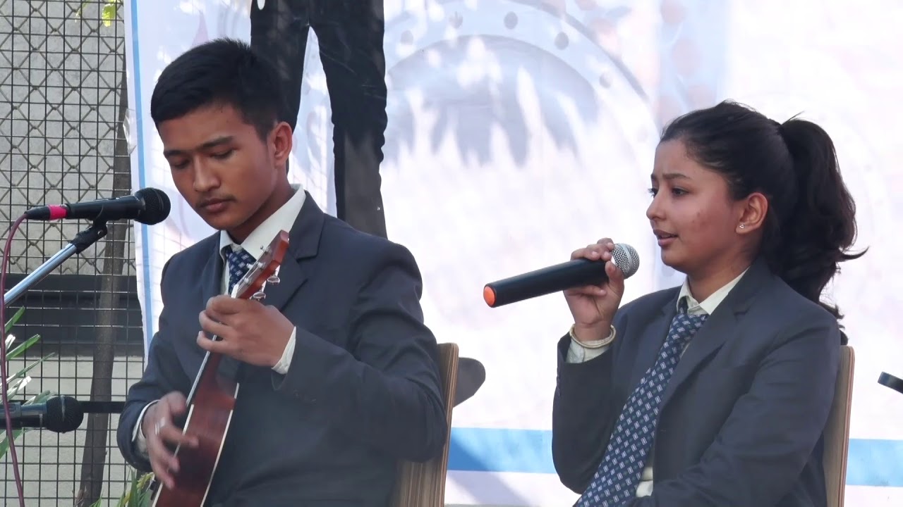 Eh kancha by Hemang Shrestha & Lalana Chimariya, Singing Competition 2074 Global College of Managem