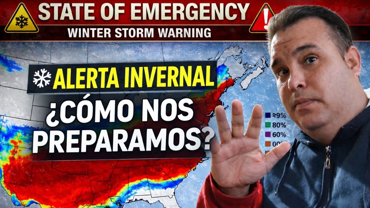 🚨 ALERTA INVERNAL EN EE.UU. | Estado de Emergencia ❄️ ¿Cómo Prepararnos?