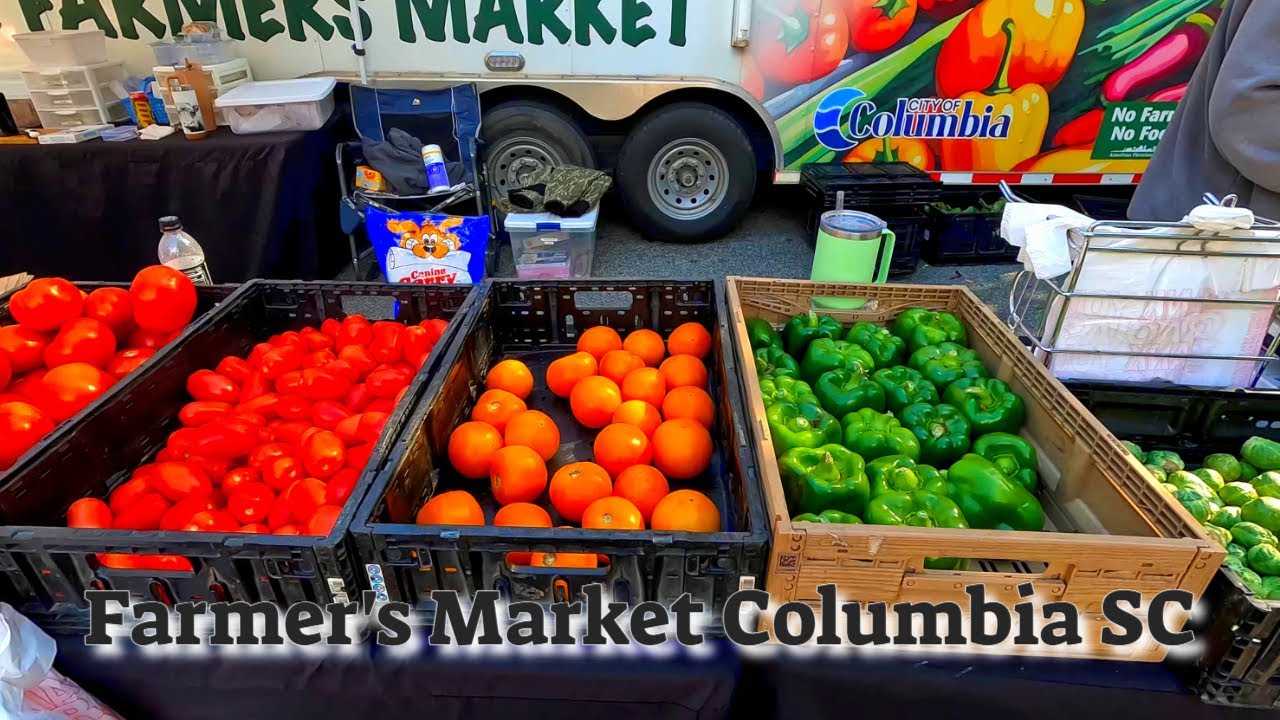 Farmer's Market in Downtown Columbia SC