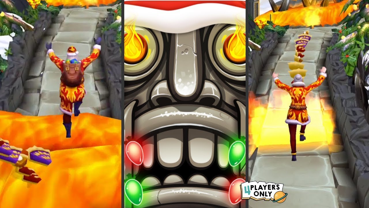Temple Run 2 | NEW Runners: SANTA VOLCANIC Vs MRS CLAUS VOLCANIC, HOLIDAY HAVOC Map!