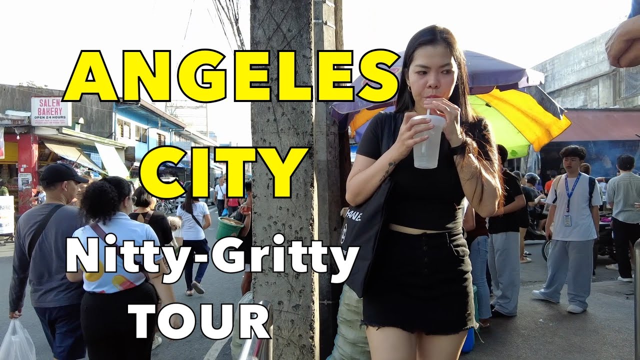 Boots on the ground tour of Angeles City Streets, APO (APU) Market Place, and Street Foods.
