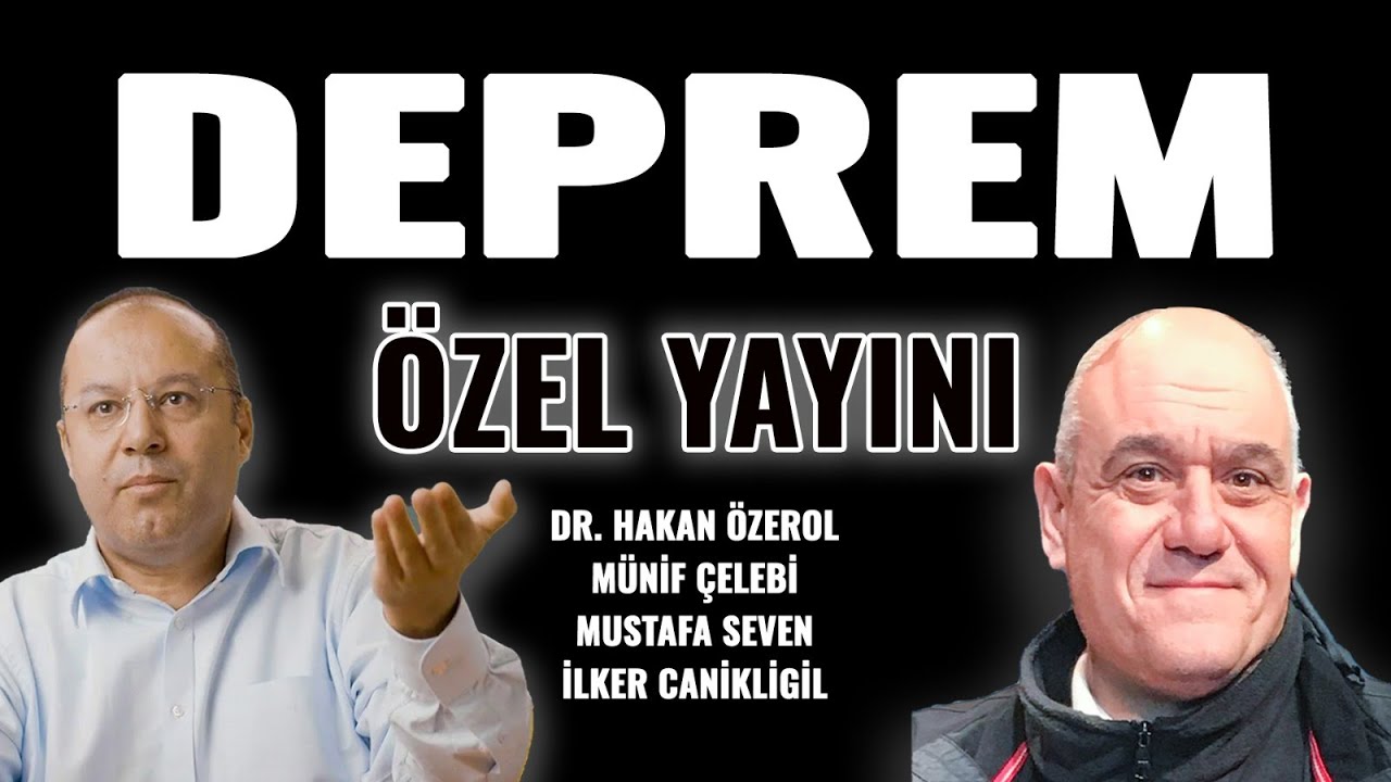 FluTV Deprem &Ouml;zel Yayını - Dr. Hakan &Ouml;zerol & Jeofizik M&uuml;h. M&uuml;nif &Ccedil;elebi & M. Seven & İ. Canikligil