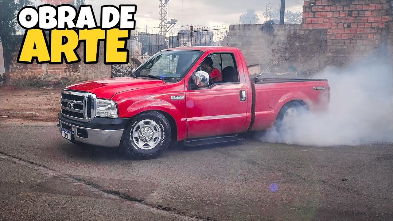 A F250 DOS SONHOS! *fez BORRACHÃO até acabar o pneu 😱