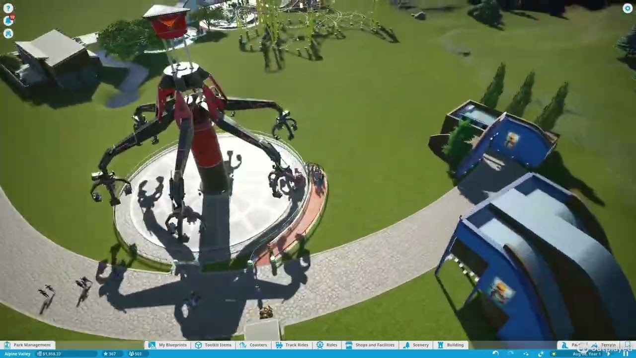 Planet Coaster - Starting a custom park build (No Commentary)