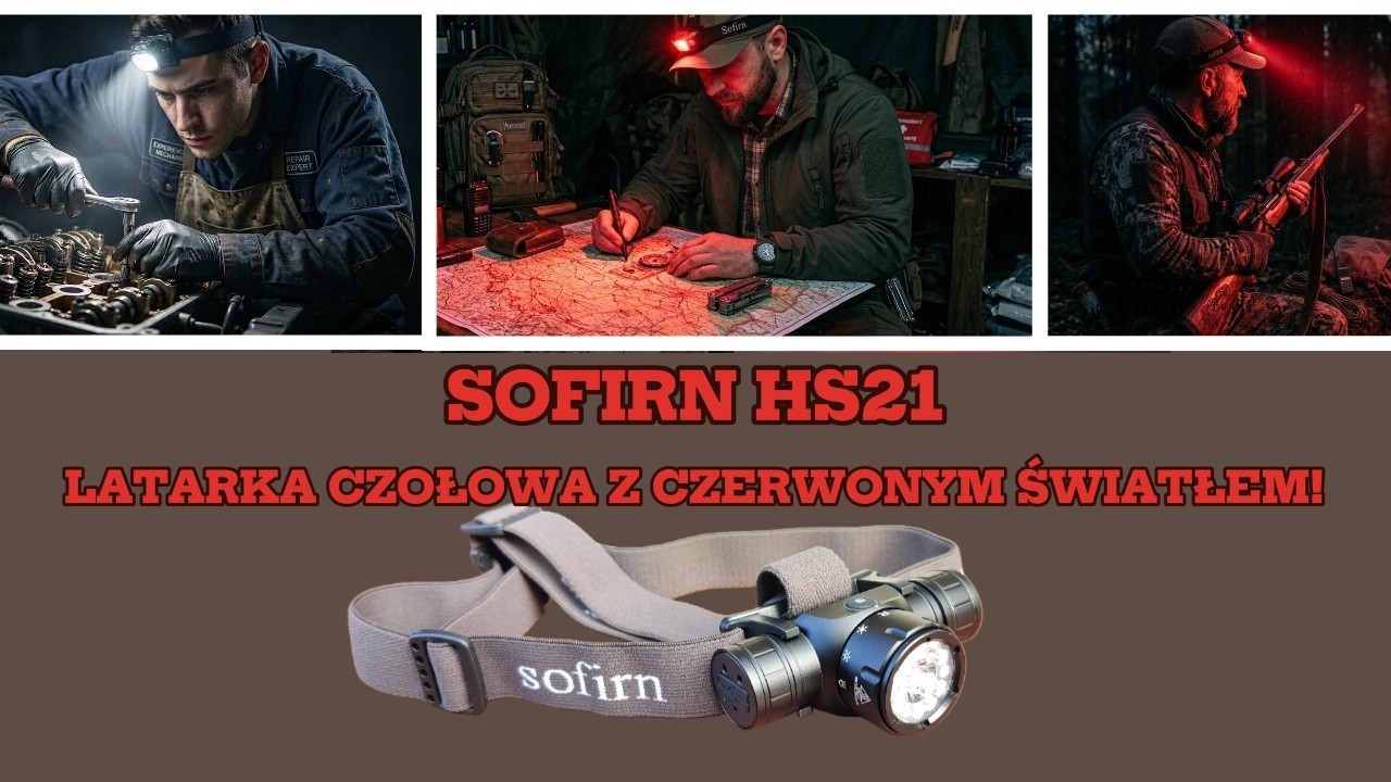 Latarka Sofirn HS21: Najlepsza czoł&oacute;wka dla PREPPERSA, WĘDKARZA i MYŚLIWEGO!