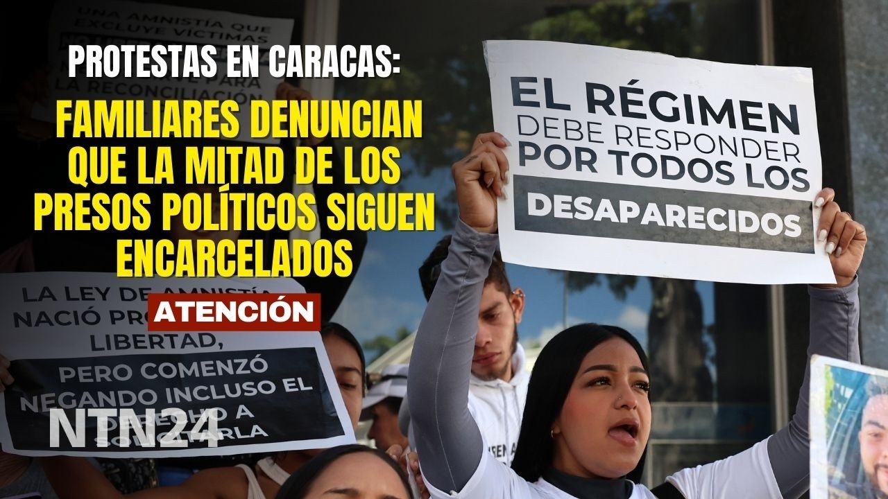 Protestas frente a la AN: denuncian que la mitad de los presos políticos siguen encarcelados