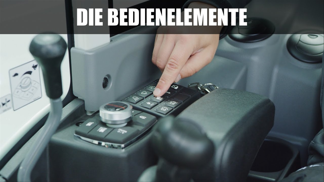 Takeuchi – die Bedienelemente