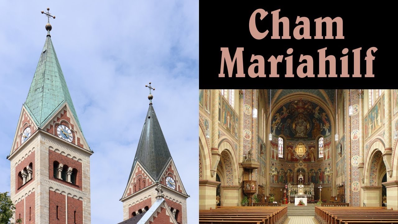 CHAM (CHA), Klosterkirche Mariahilf - Große Glocke und Vollgeläut