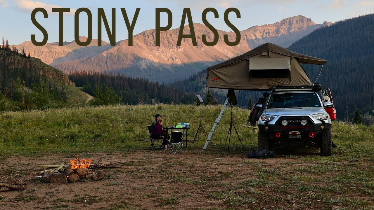 Stony Pass from Creede, Co to Kite Lake Overland Camping in our 4Runner