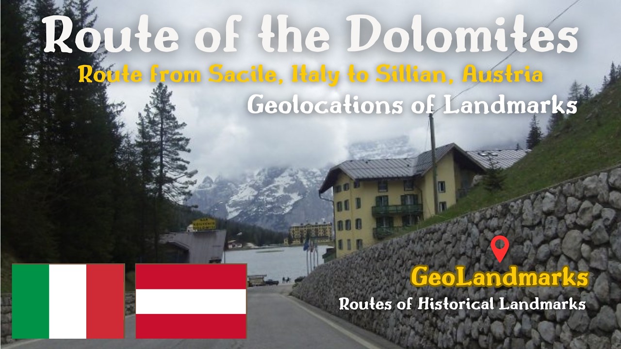 Route of the Dolomites from Sacile, Italy, to Cortina D'Ampezzo and Sillian, Austria. #CitiesWeKnow
