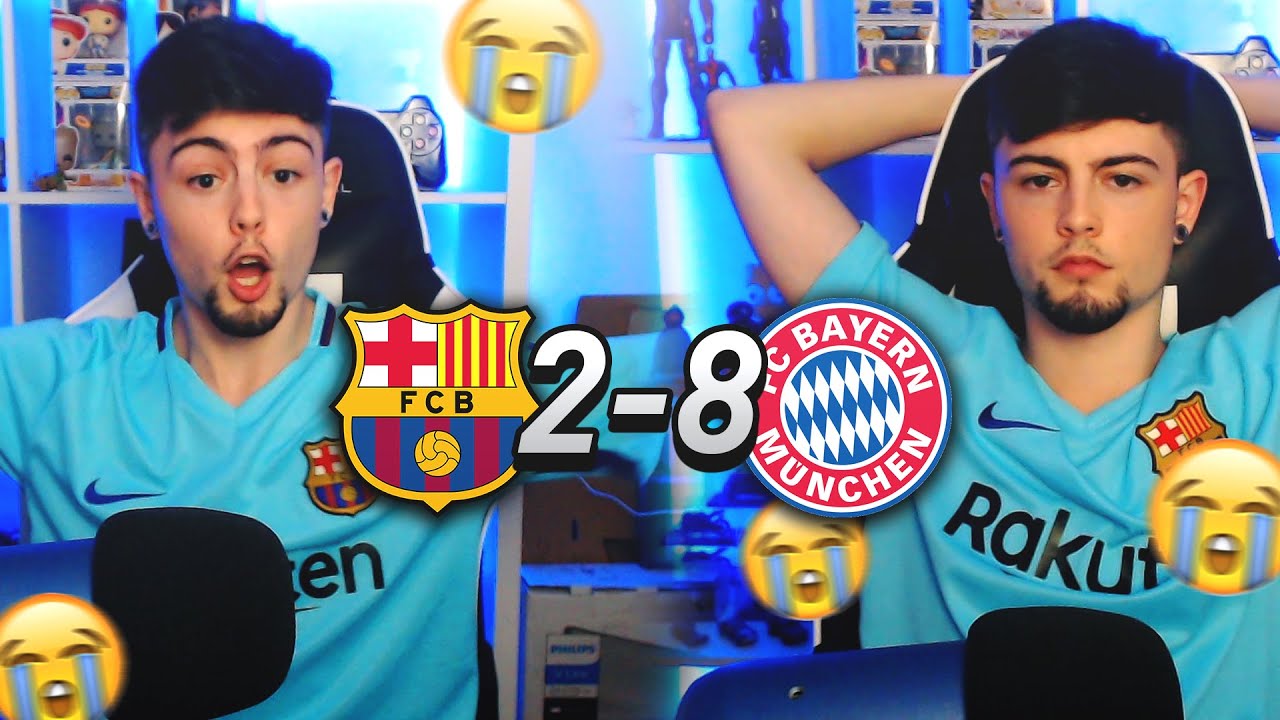 REACCION al BARCELONA 2-8 BAYERN de la CHAMPIONS! *LA MAYOR HUMILLACION* | TheMaverick