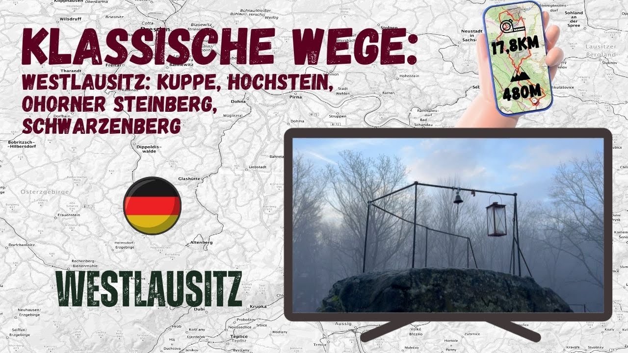 Westlausitz: Waldscheibe, Kuppe, Hochstein, Ohorner Steinberg, Schwarzenberg, Grubenteich