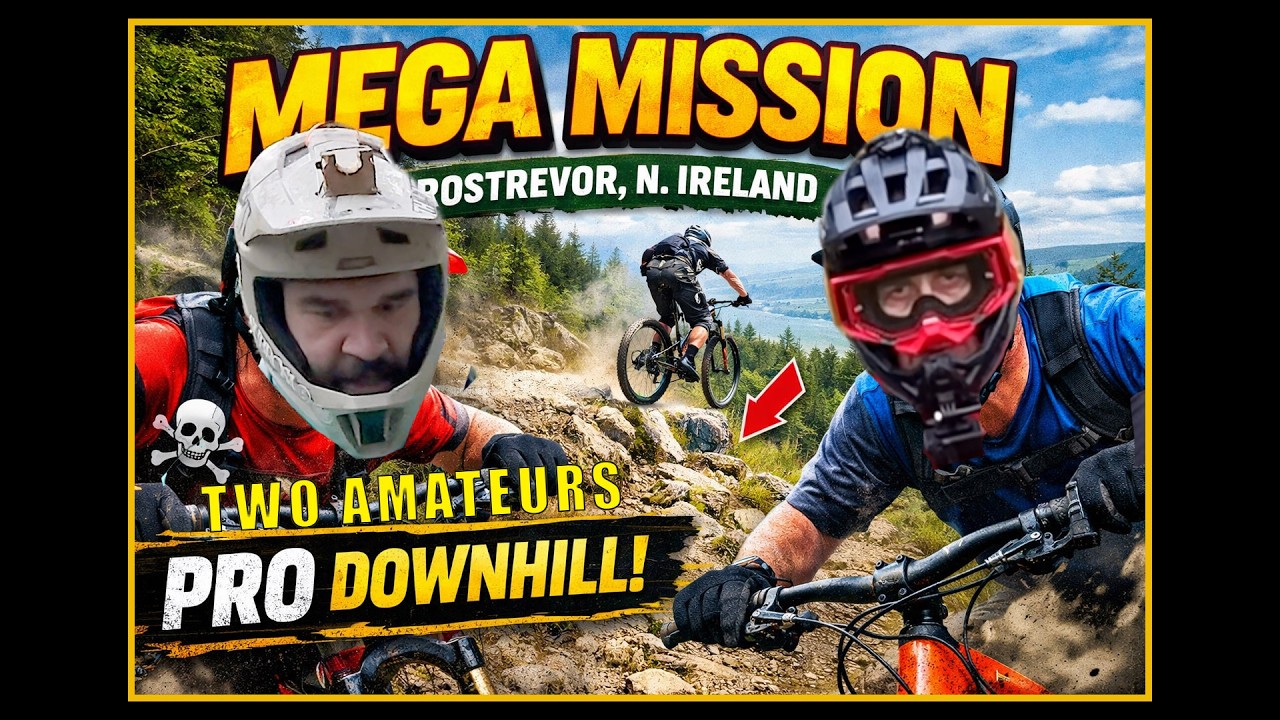 PRO downhill mtb jumpline, did we survive?