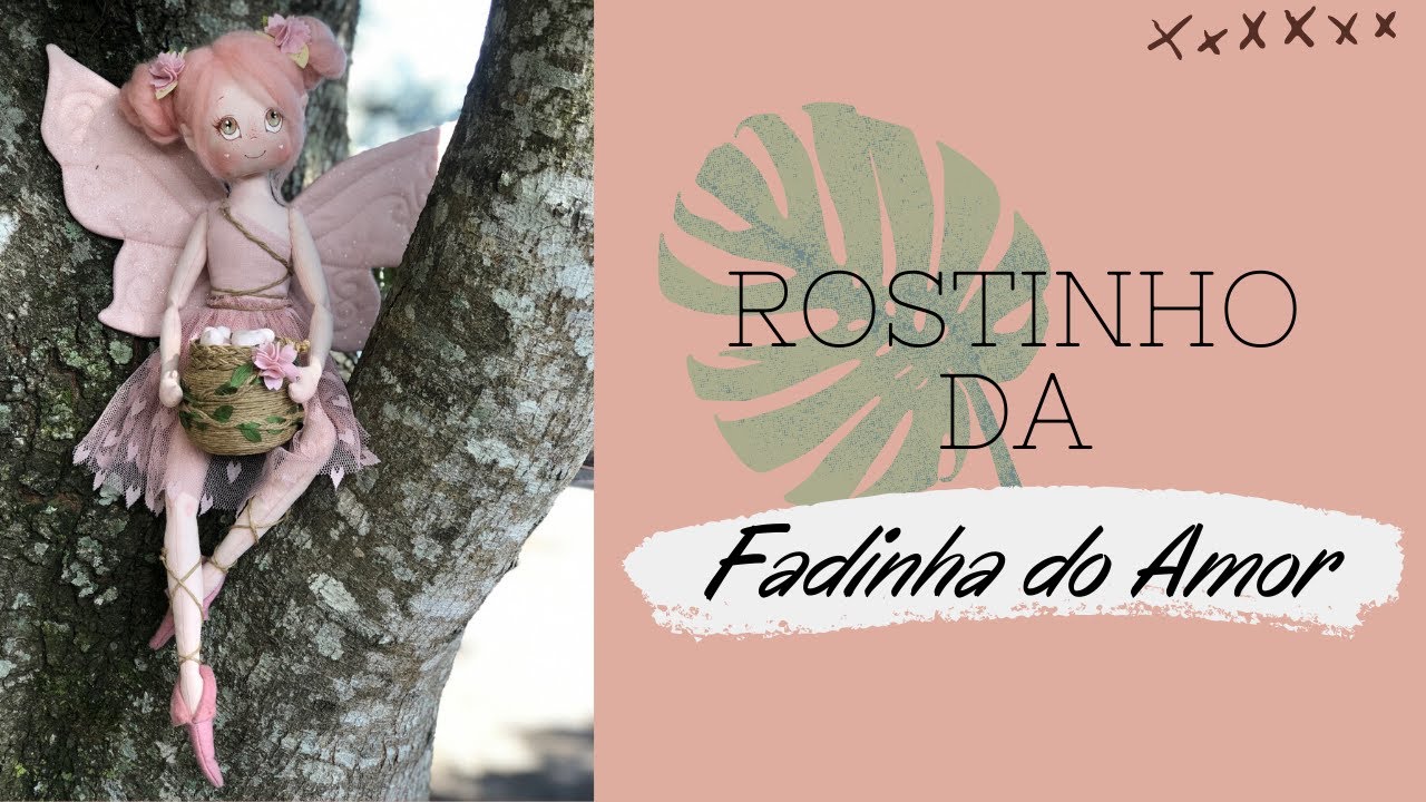 Como pintar o rostinho da boneca Fadinha do Amor - Magia de Algodão