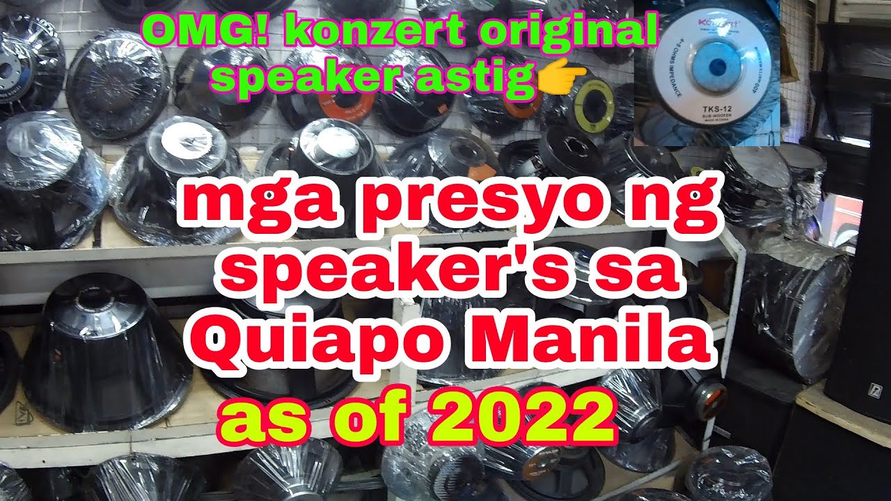 price of speaker's as of now 2022 || nagkalat sa Edlim