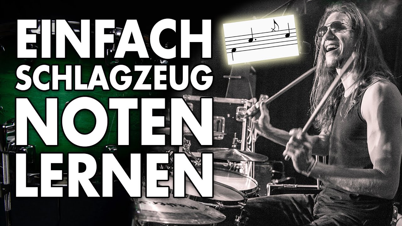 Schlagzeug lernen: Die Noten einfach erklärt!