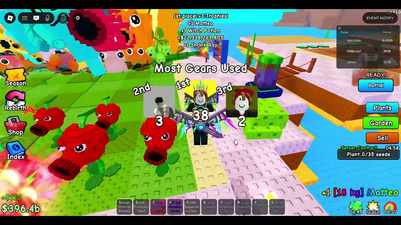 Jandel host admin abuse in Plants vs Brainrots 