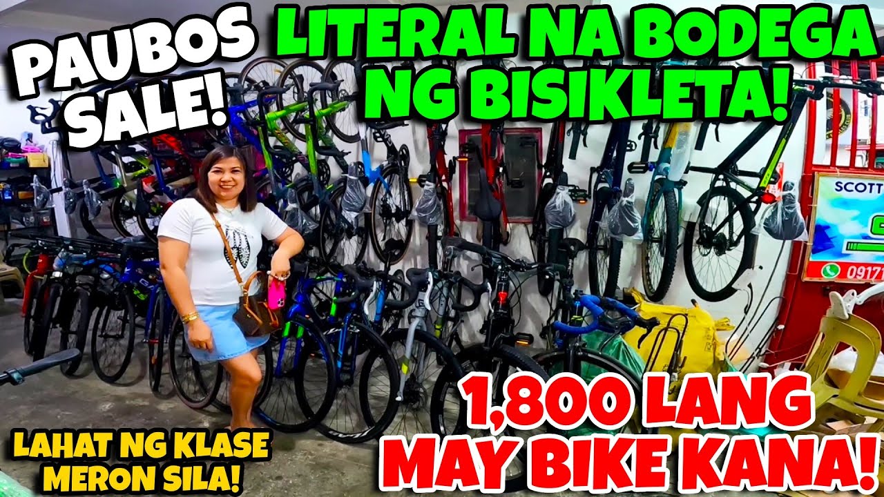 PAUBOS SALE NA! 1,800 LANG MAY BIKE KANA DITO SA LITERAL NA BODEGA NG BISIKLETA! LAHAT NANDITO NA!