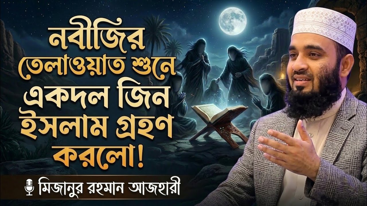 নবীজির তেলাওয়াত শুনে অবাক জিন জাতি! মিজানুর আজহারী নতুন ওয়াজ mizanur azhari 2026 #islamiclectures