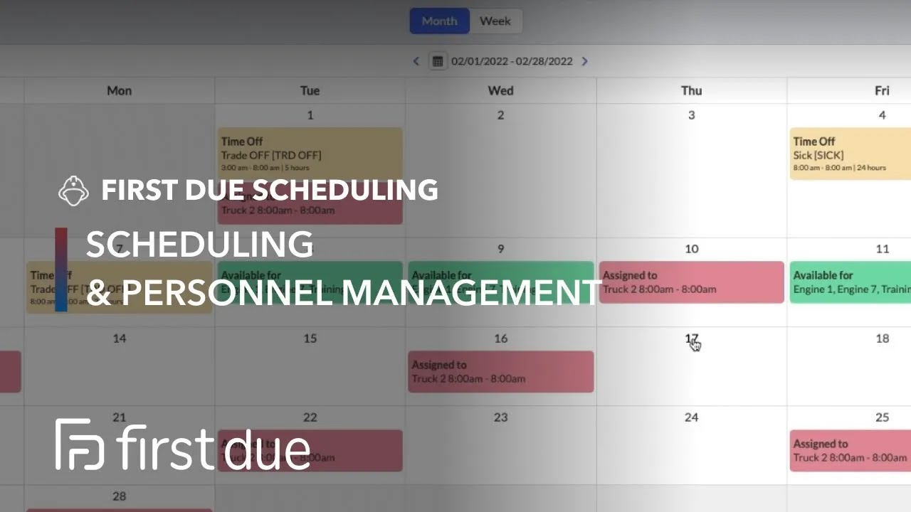 Scheduling & Personnel