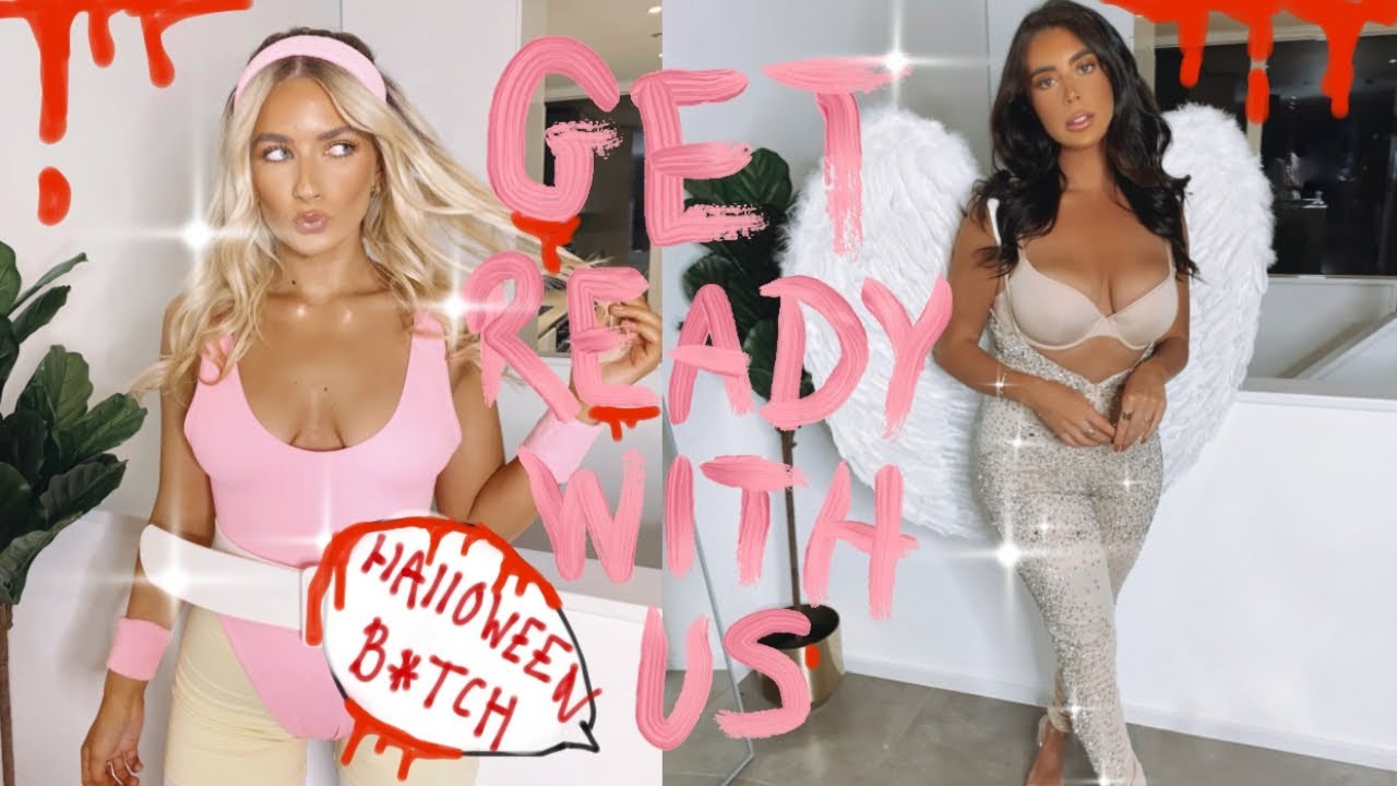 HALLOWEEN GET READY WITH US! | Sophia and Cinzia