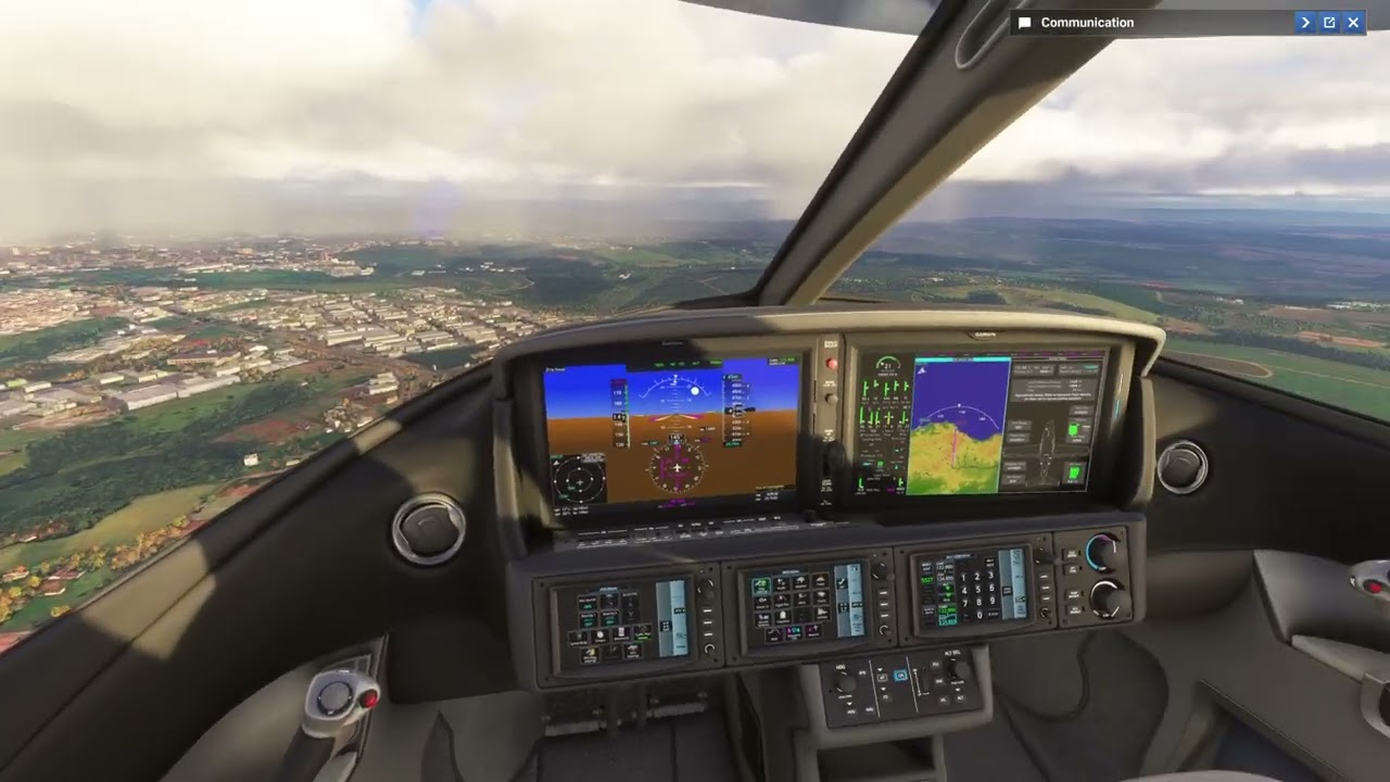 MSFS 2024 (PS5) [Ps5 Remote Gyro Landing] | Low Fuel Over The Amazon Crazy Crosswind
