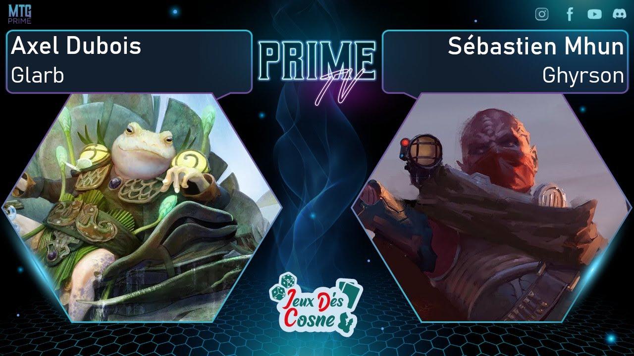 GLARB VS GHYRSON - RONDE 5 - COSNES SUR LOIRE - MTG DUEL COMMANDER