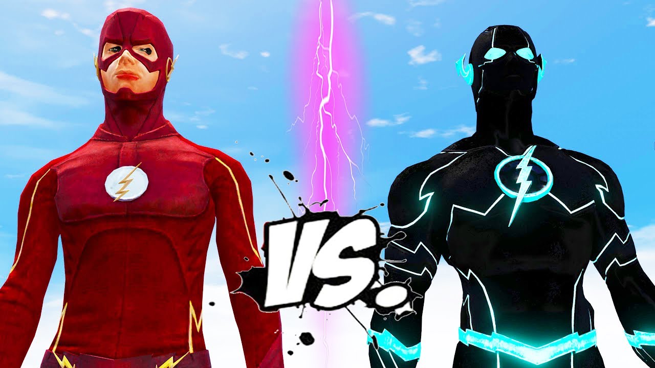 THE FLASH VS FUTURE FLASH - EPIC SUPERHEROES WAR