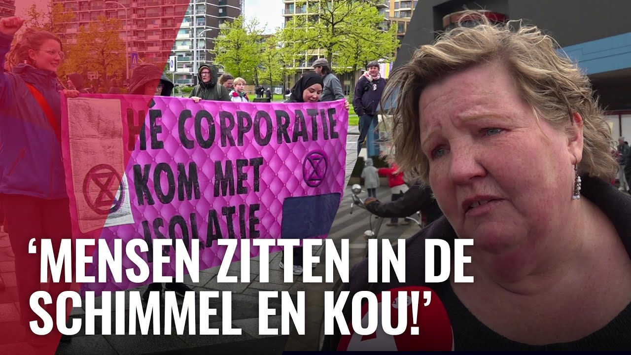 Protestmars: achterstallig onderhoud en hoge huurprijzen in Noord