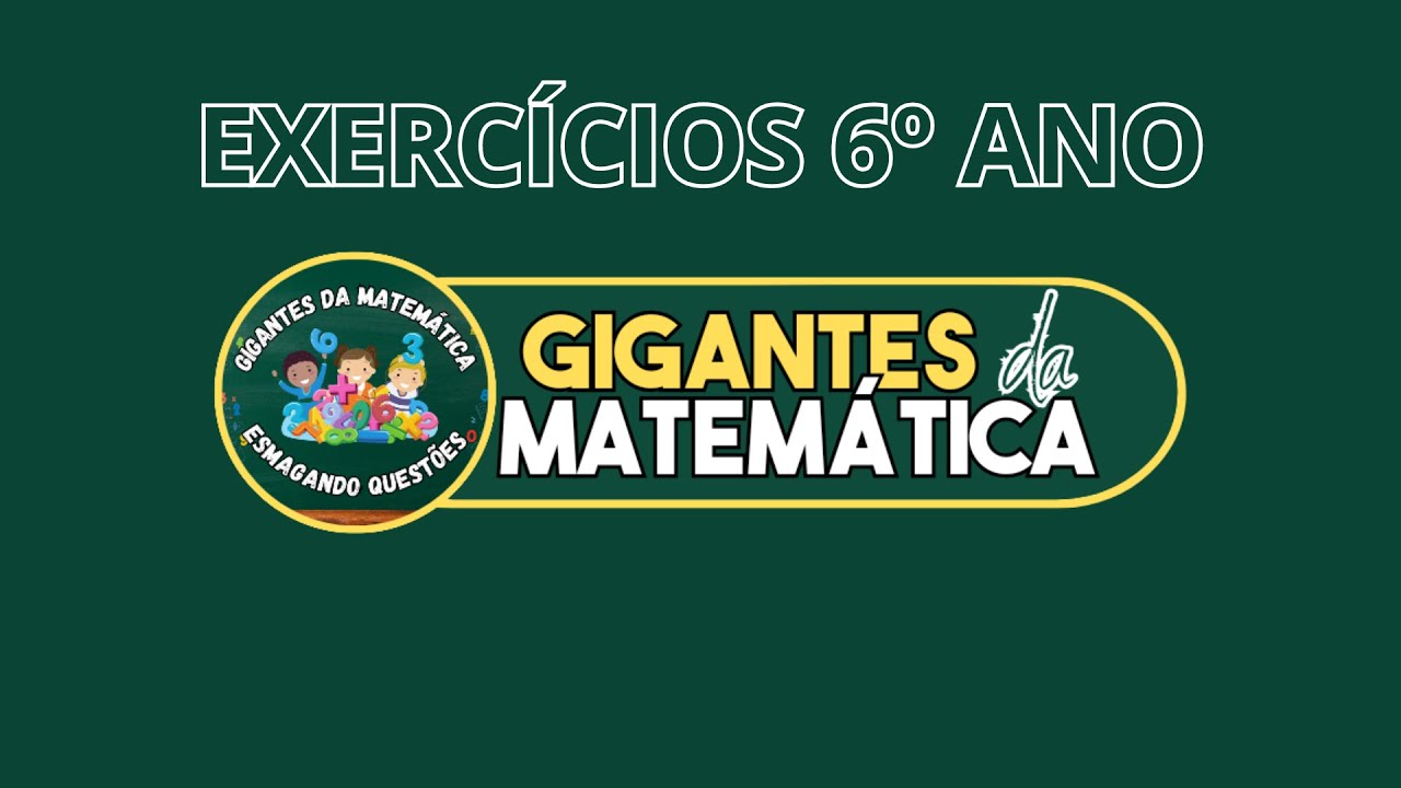 Exercícios 6º ano