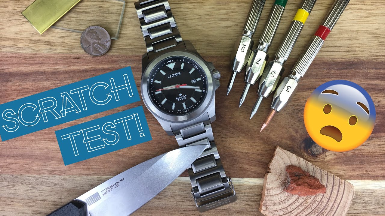 Citizen Promaster Tough SCRATCH TEST! How Tough is Citizen's 