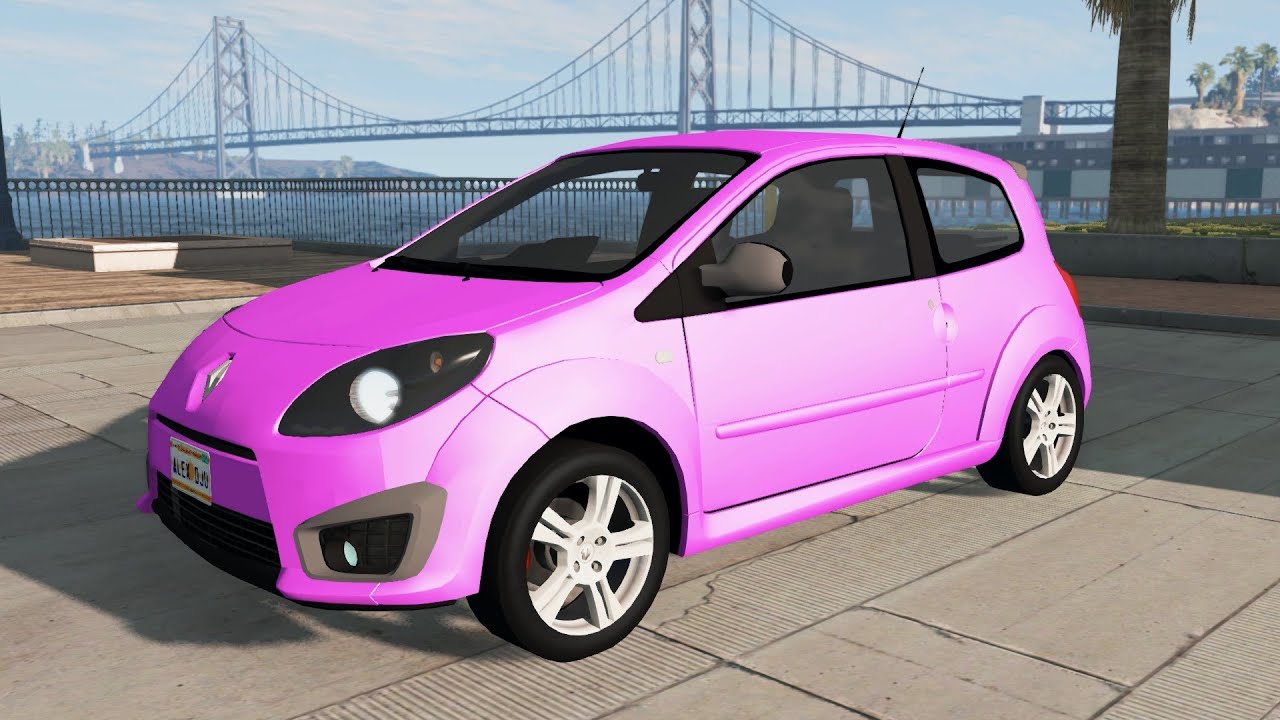 BeamNG.drive - Renault Twingo R.S. 2009 - Car Show Test Drive Crash . 4K 60fps.