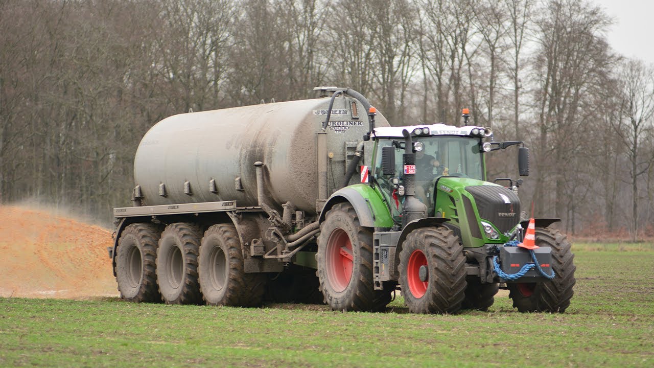 Fendt 828 | Biogas Arbio | Mest rijden | Landbouwspotting_ferre