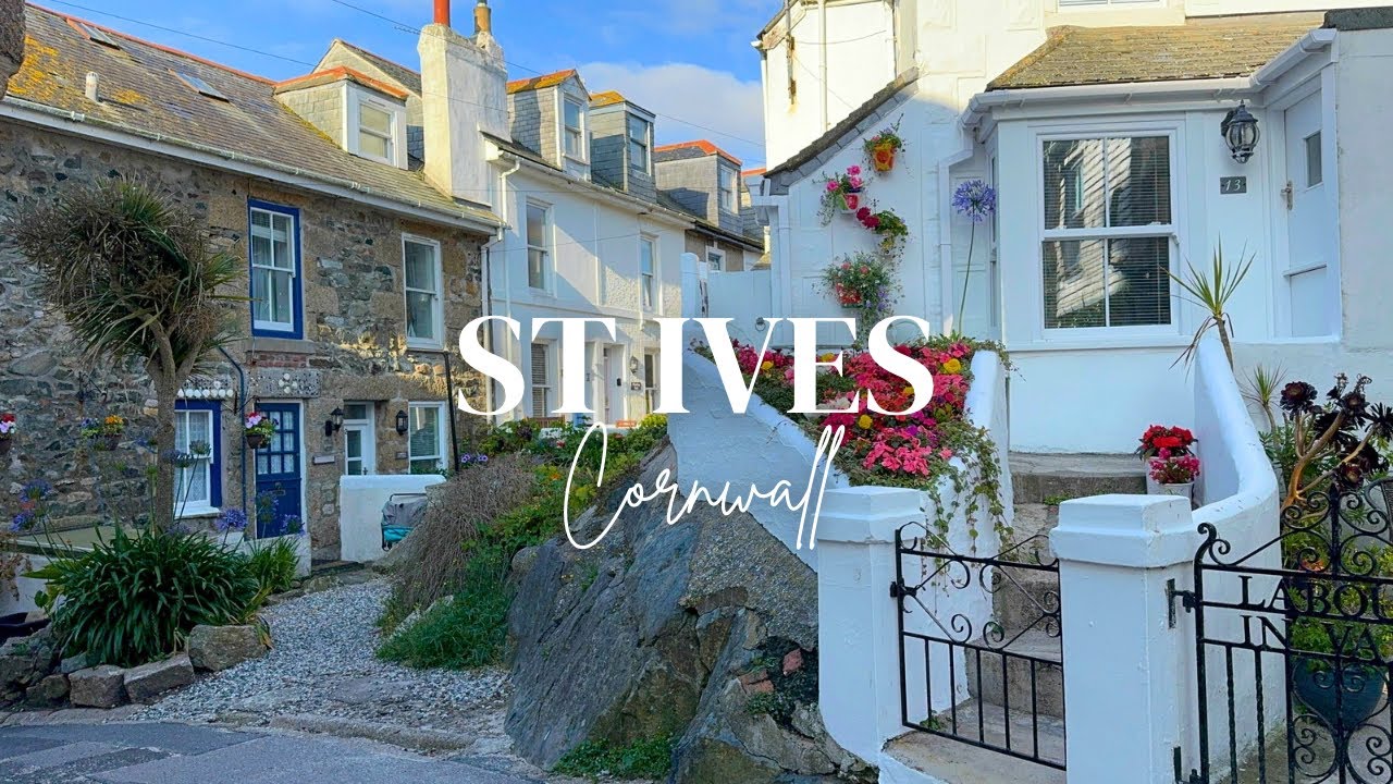 ST IVES | A Peaceful Stroll Through Cornwall’s Coastal Gem | 4K Walking Tour