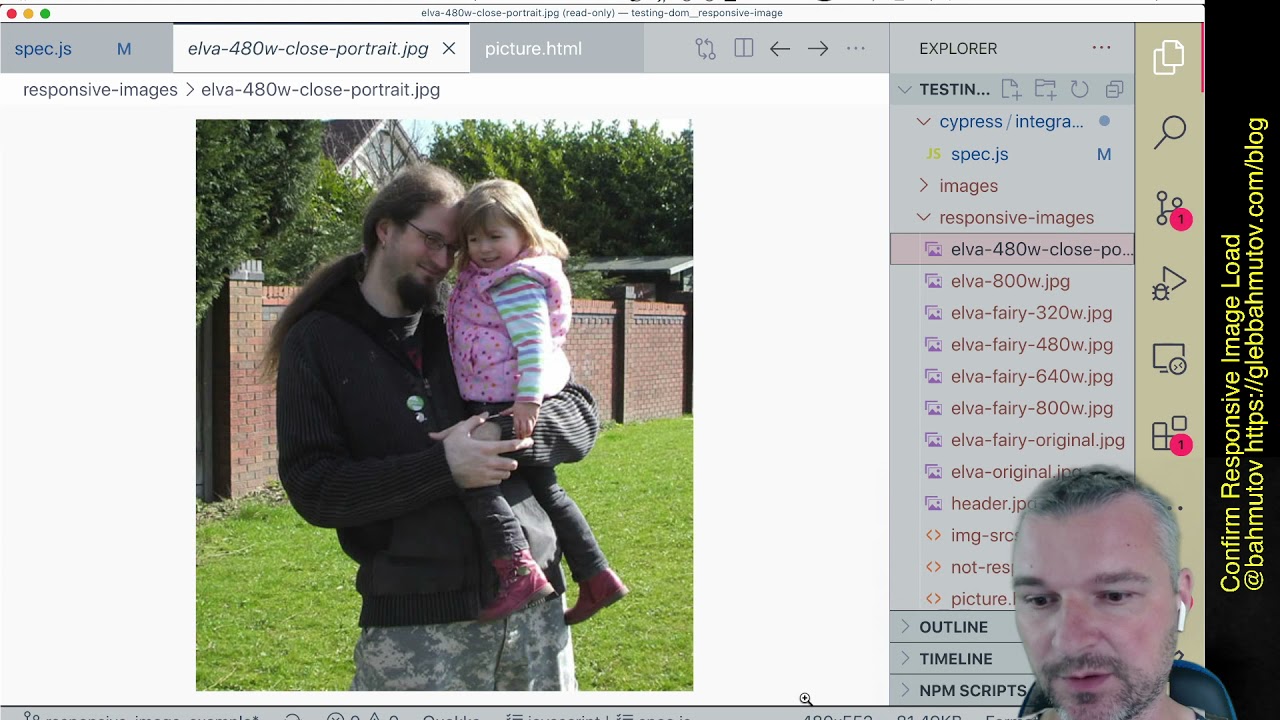 Confirm The Responsive Image is Loaded by the Picture Element