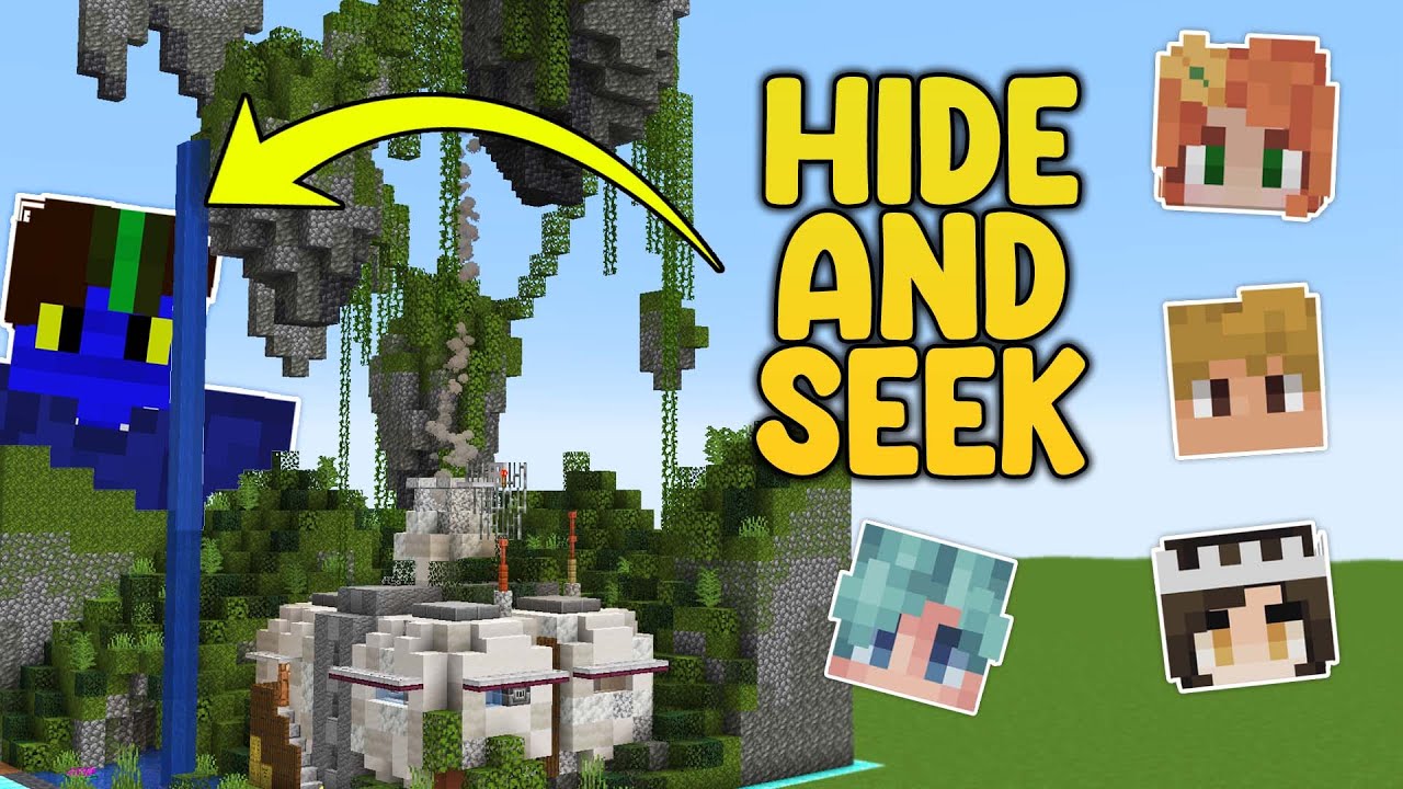 Can my Friends find me in Minecraft Build Hide & Seek?
