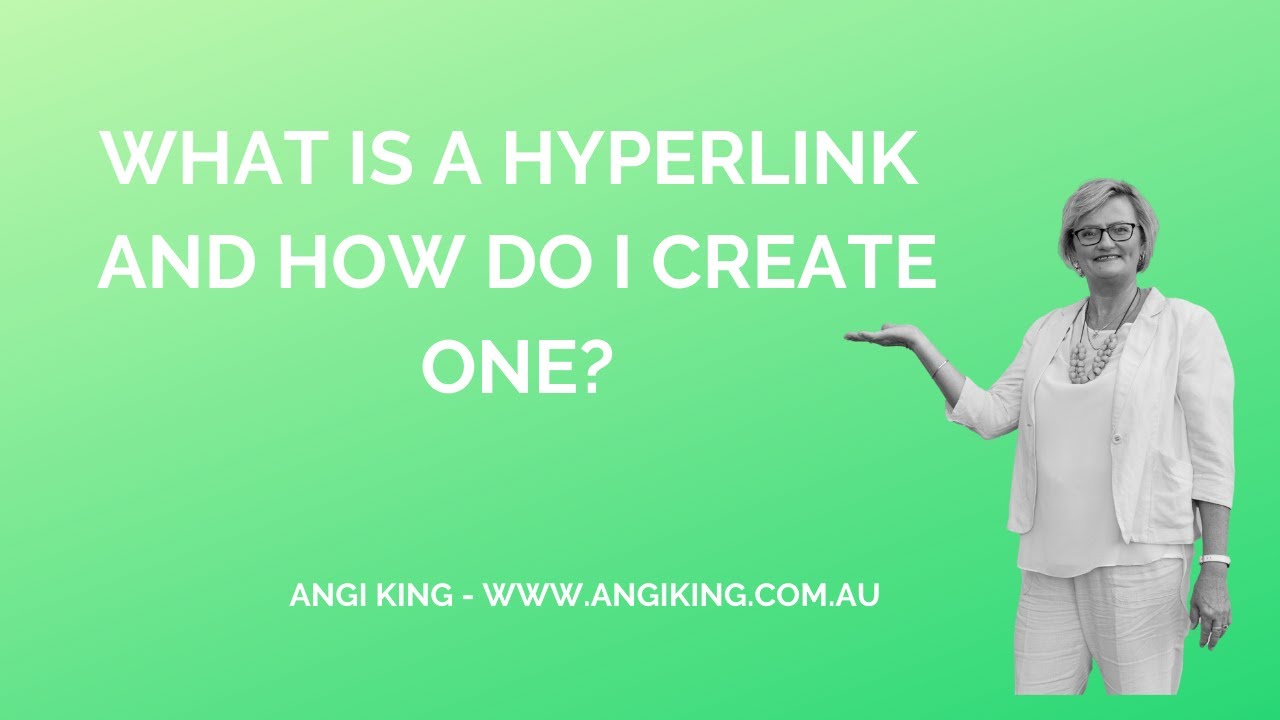 Tech Tip Tuesday #1   -  What is a Hyperlink and how can I create one?