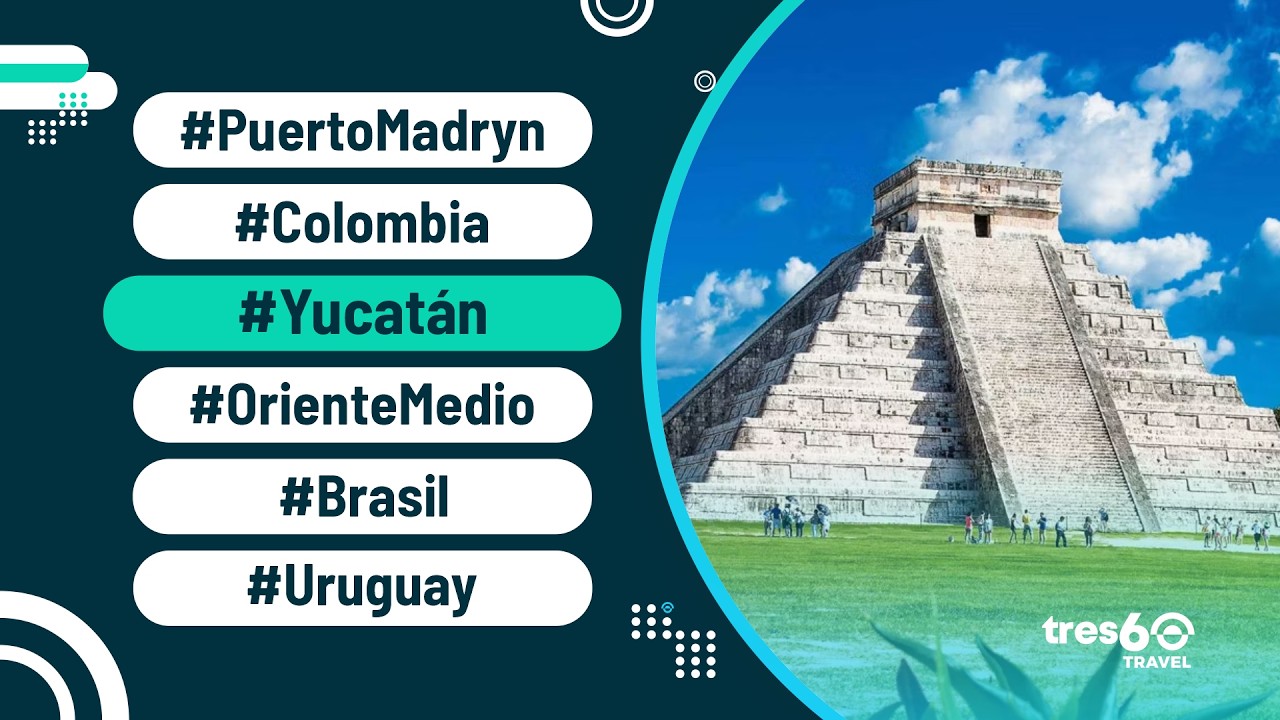 ✅NOTICIAS DE TURISMO INTERNACIONAL #PuertoMadryn #Colombia #Yucat&aacute;n #OrienteMedio #Brasil #Uruguay