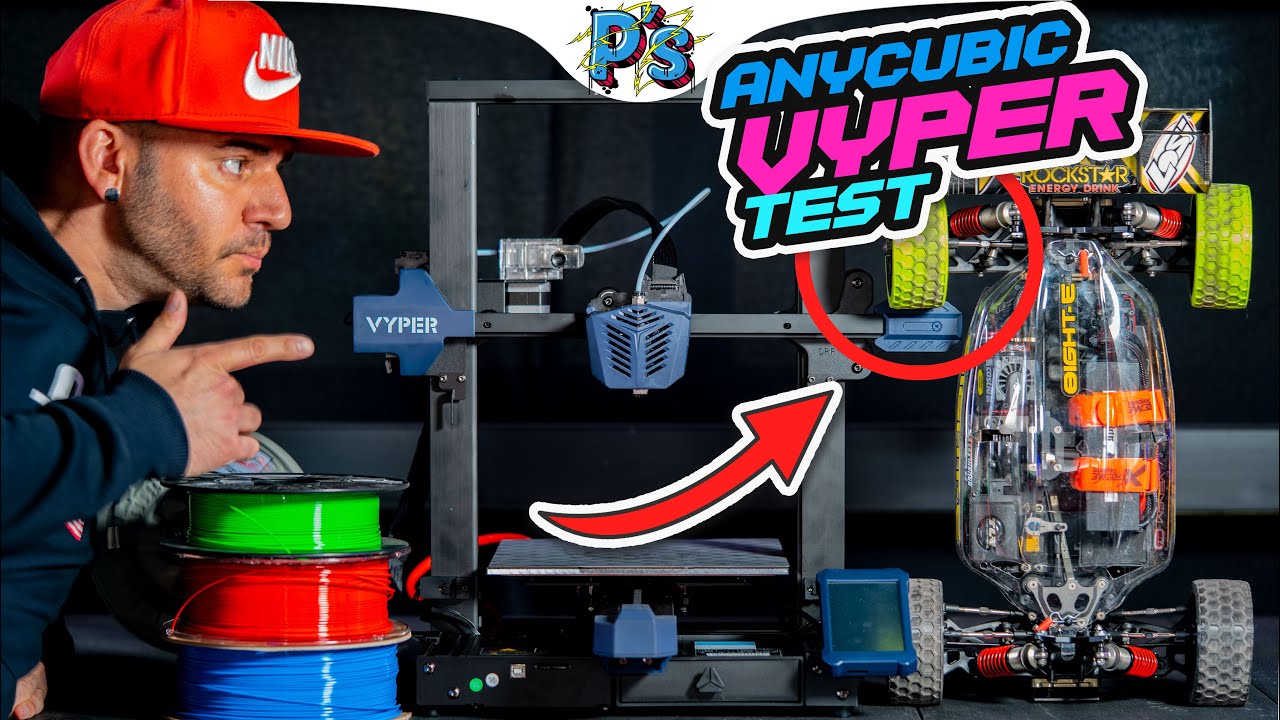 Modellbaureifen 3D drucken, geht das? ANYCUBIC VYPER Test 2022 [Deutsch 🇩🇪]