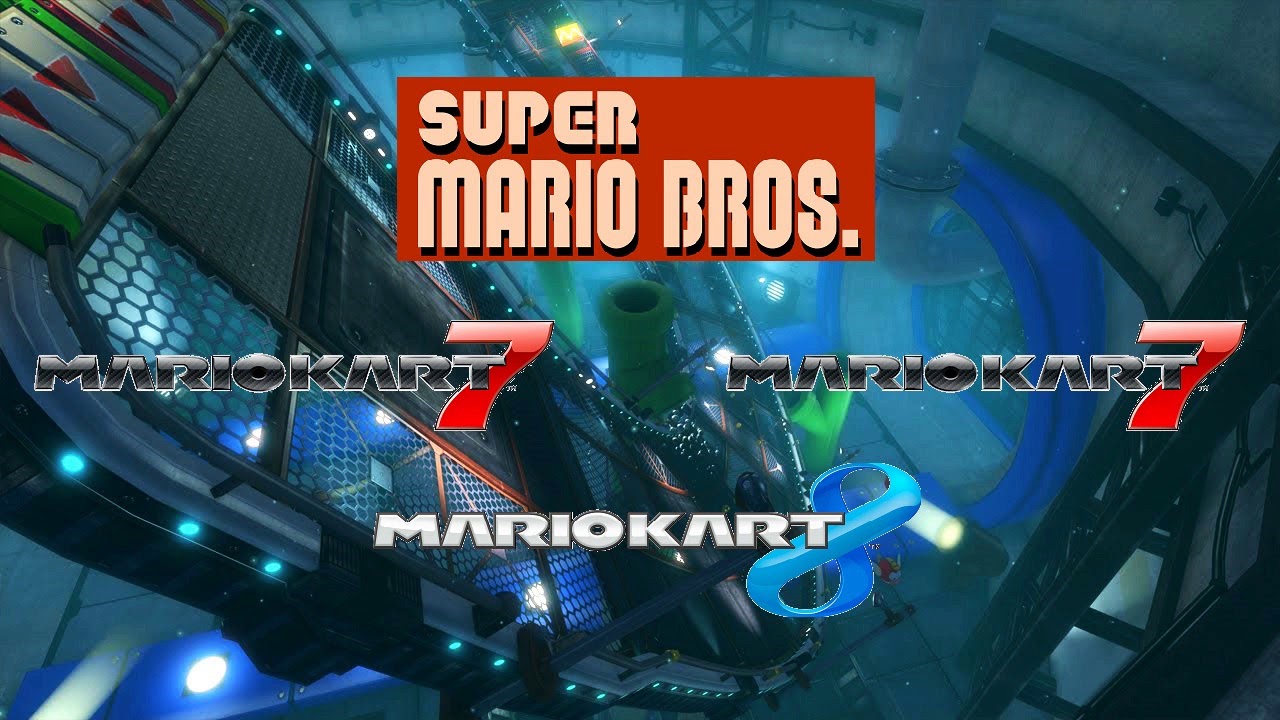 Mario Kart 7 - Piranha Plant Slide Mashup (MK7 + Underwater + MK8 + SMB)