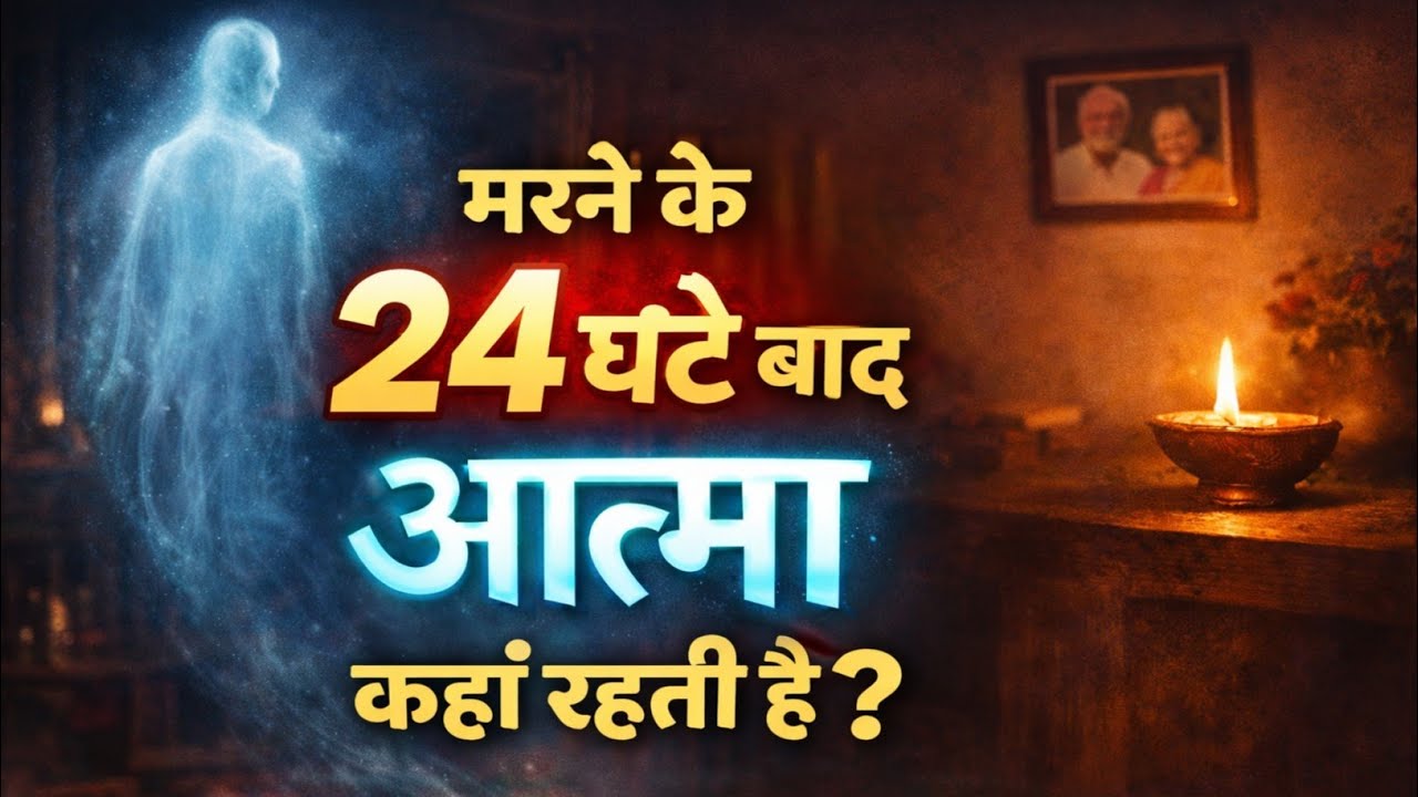 मृत्यु के 24 घंटे बाद आत्मा कहाँ रहती है? क्या खाती है? हैरान कर देने वाला रहस्य